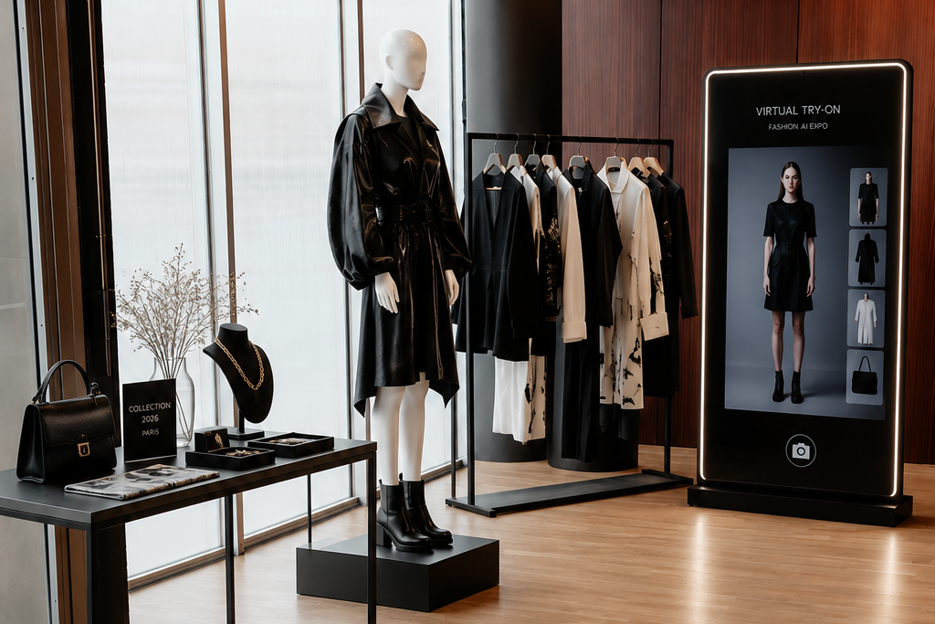 Fashion brand exhibition stand, Fashion AI Expo